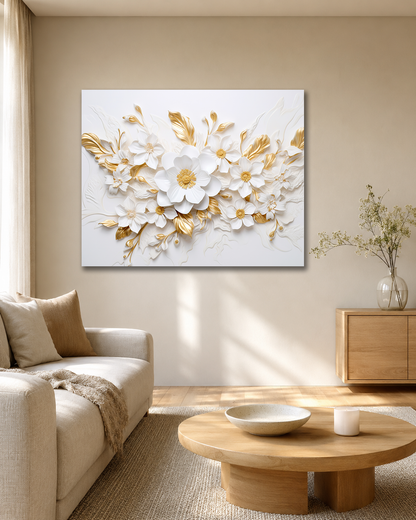 Blüten in Gold