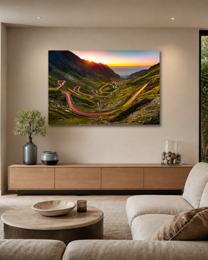 Lights on the Transfăgărășan
